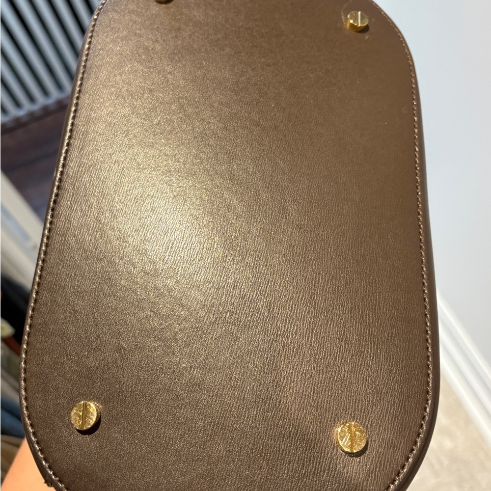 Toteme Dark Brown Leather Shoulder Bag - Picture 5 of 7